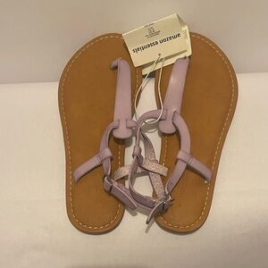 Amazon Essentials Girls Purple Sandals
